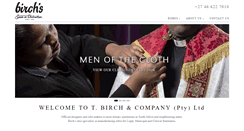 Desktop Screenshot of birchs.co.za